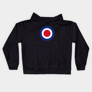 Red white and blue roundel Kids Hoodie